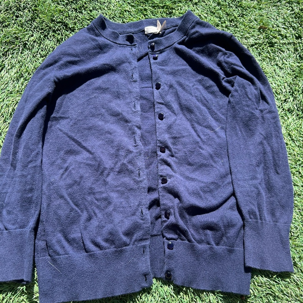 J crew cardigan